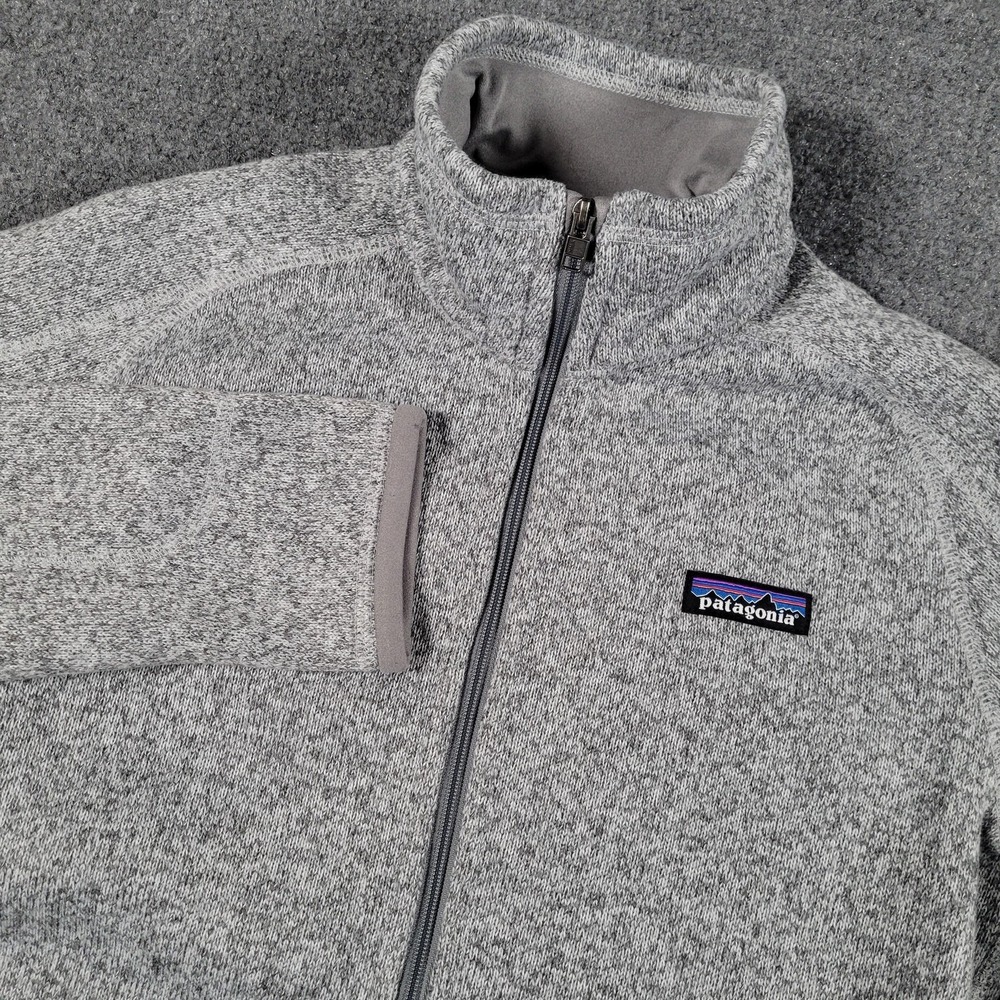 Patagonia Better Sweater Womens Small Gray Fleece Jacket Full Zip Outdoor